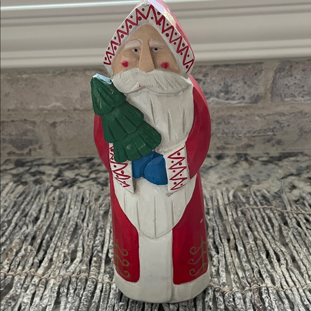 Cost Plus Folk Art Santa Claus